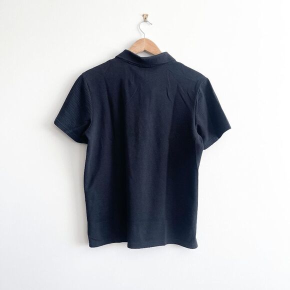 Oakley Mens Top Classic Polo Shirt Collared Short Sleeve Black Large - Picture 2 of 5